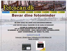 Tablet Screenshot of fotoscan.dk